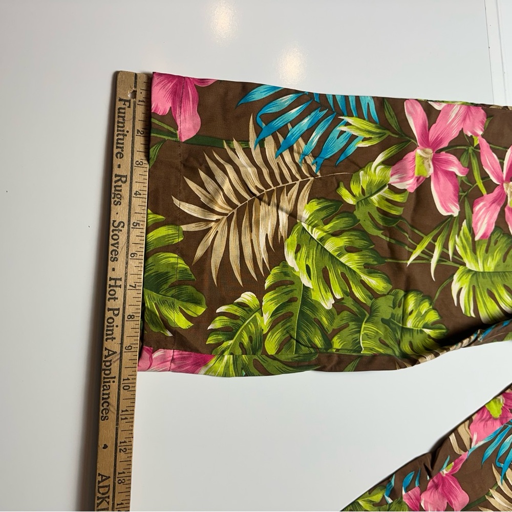 Tropical Silk Resort Pants | Wide Leg Drawstring · Bamboo Traders - Picture 10 of 13